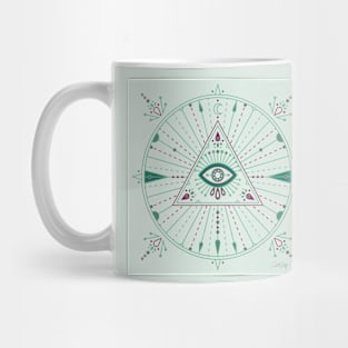 Evil Eye Mandala Mug